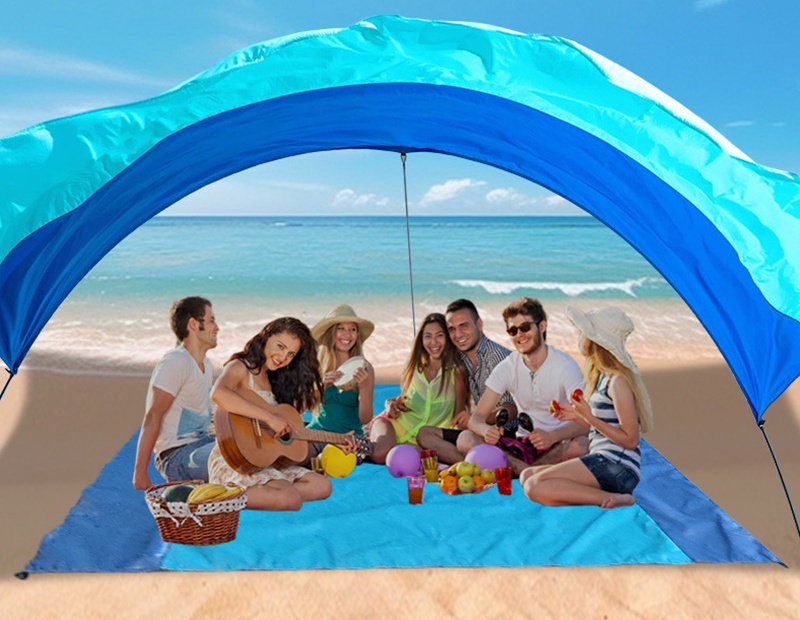 Enjoying Beach Canopy