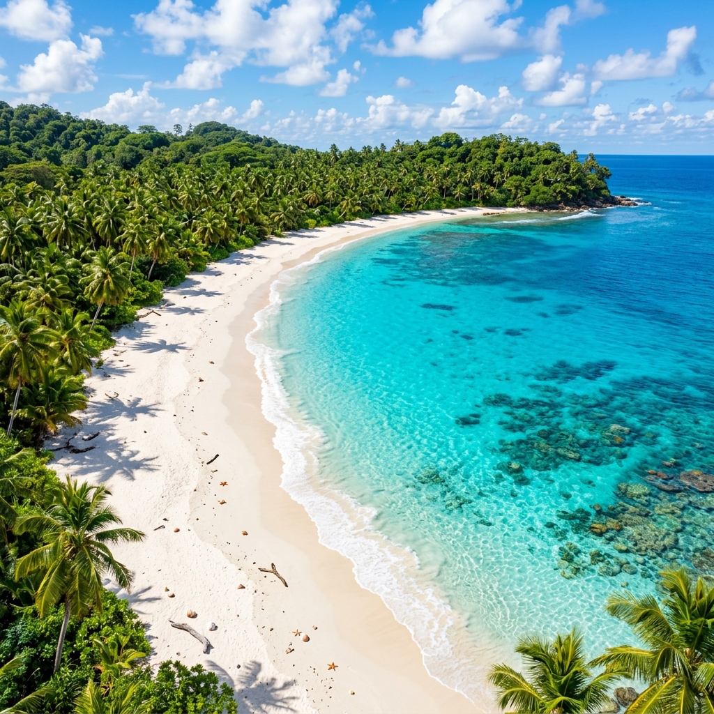 Tropical beach paradise